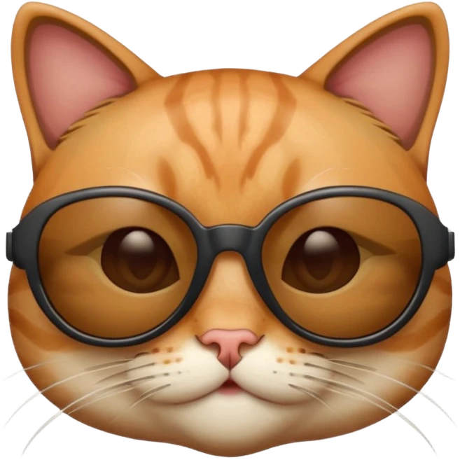 Cat wearing sunglasses emoji