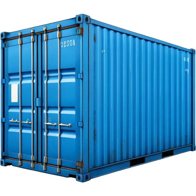 goods Contener emoji which is used for shipment of goods, single contaner emoji