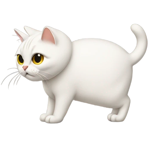 Cat with a butt emoji