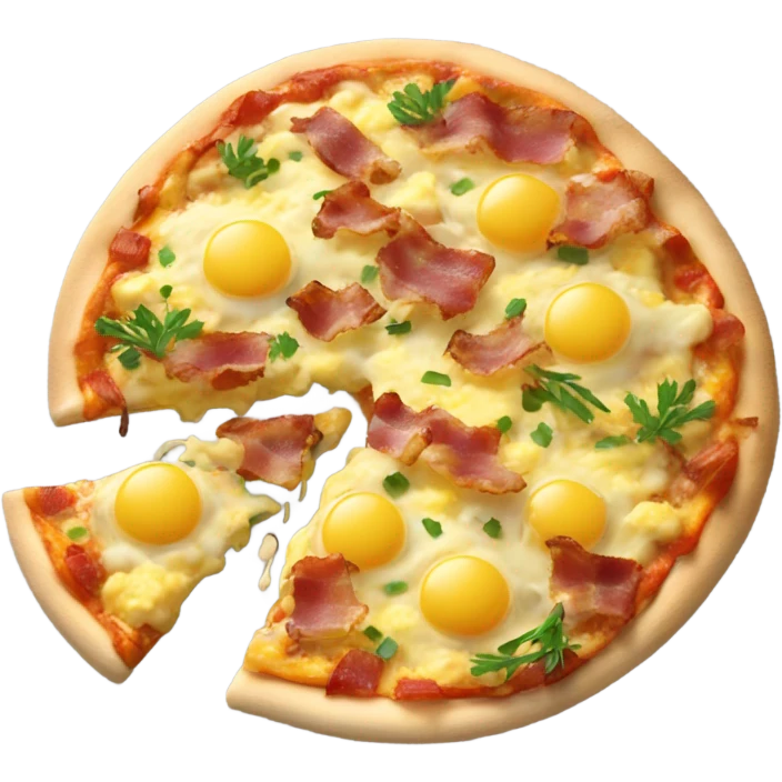 Breakfast pizza emoji