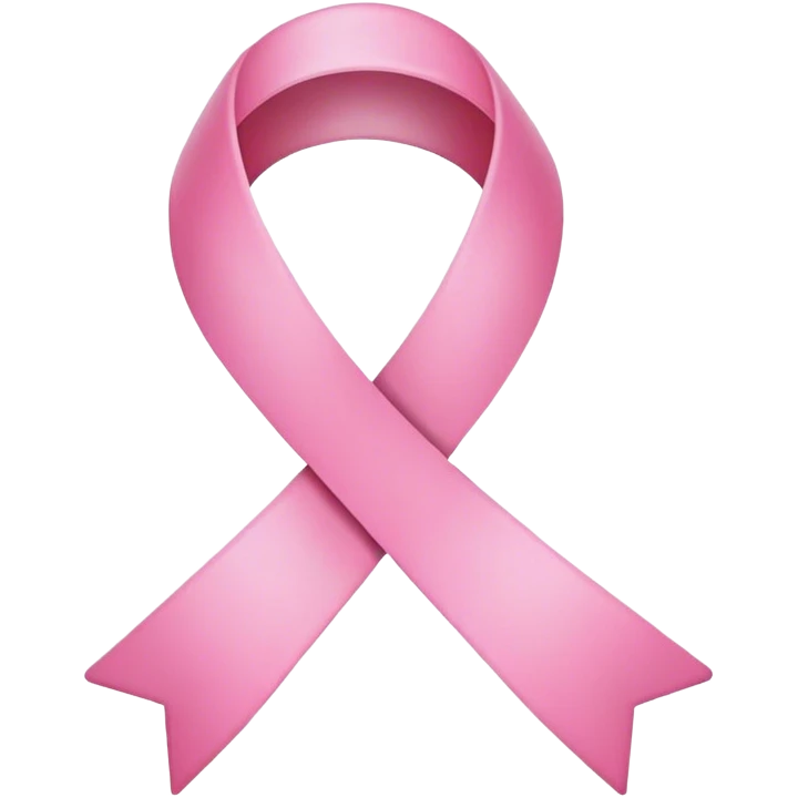 Pink ribbon emoji