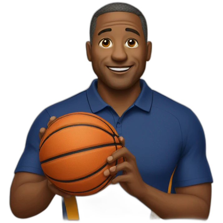 basketball coach emoji