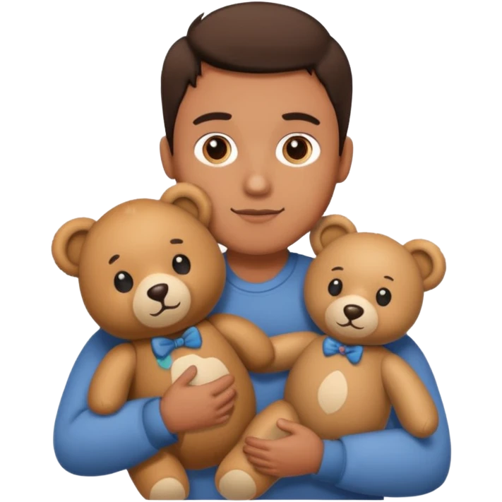 Single men with Teddy ' emoji
