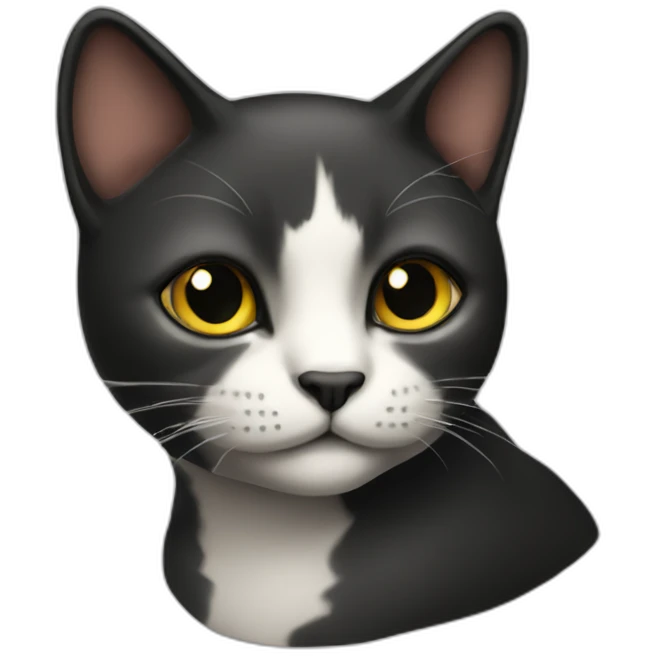 Gato negro emoji
