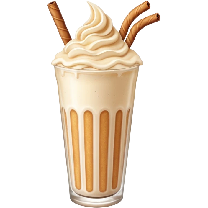 milkshake with churro emoji