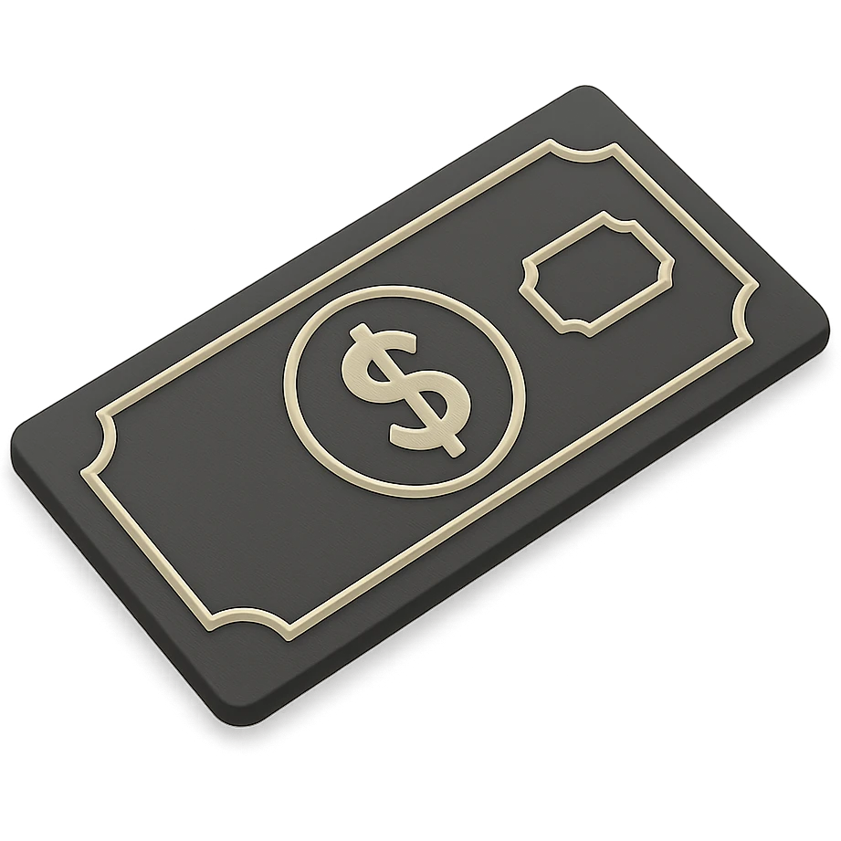 single cash bill emoji