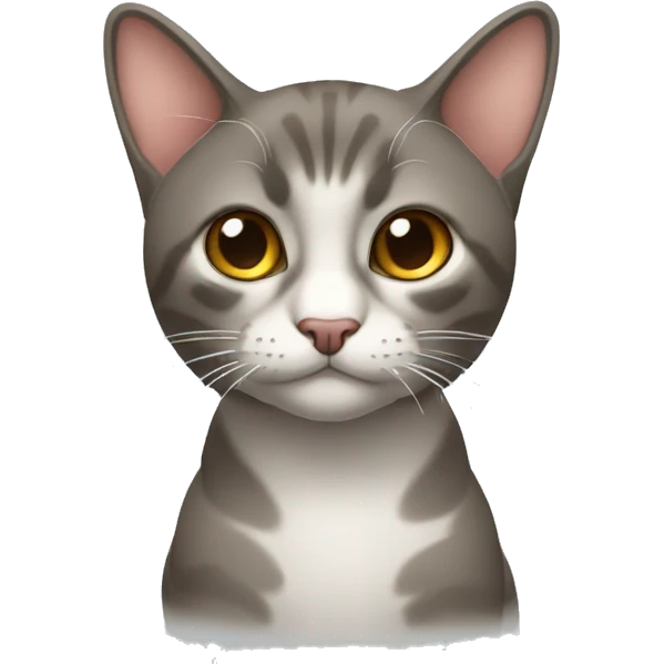 Gato de óculos fazendo legal emoji