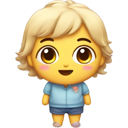 Cute kawaii emoji