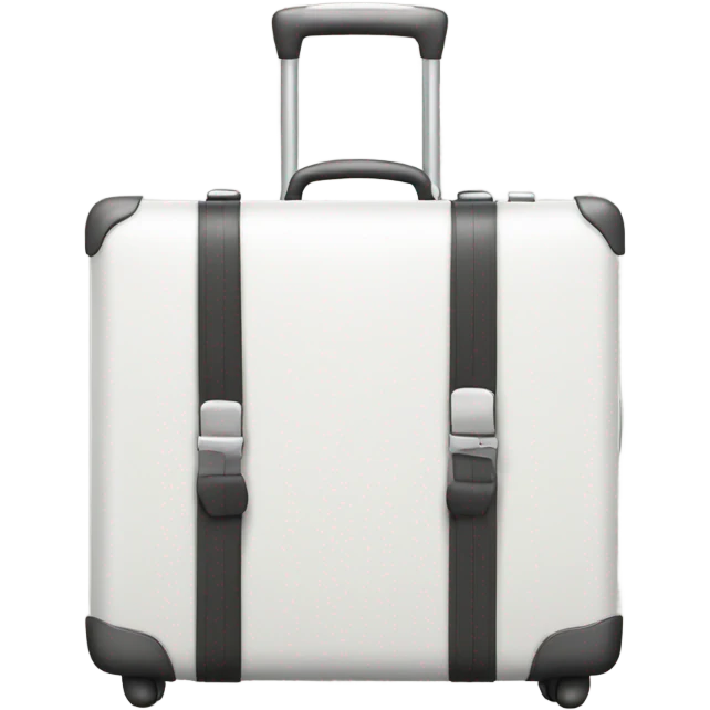 white suitcase  emoji