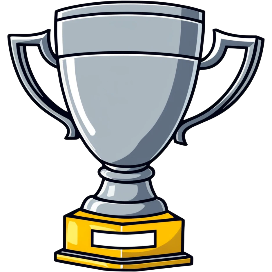 silver trophy emoji