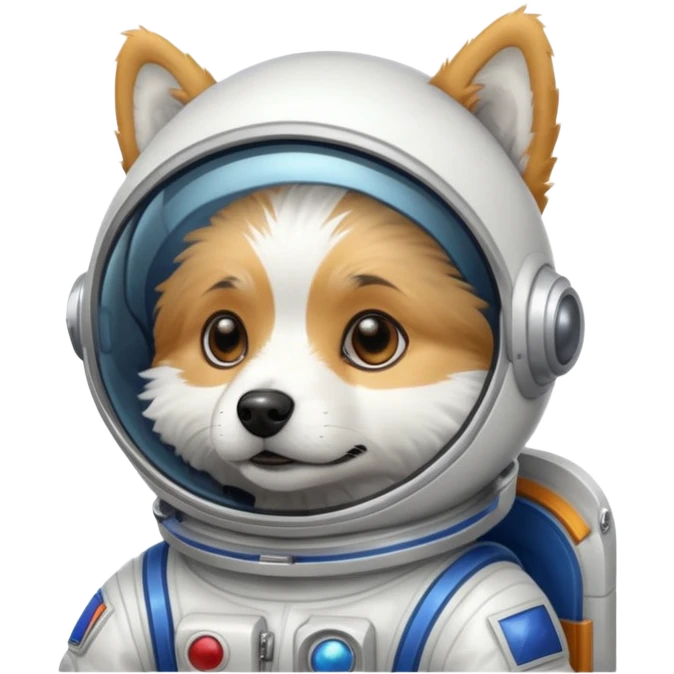 Space dog emoji