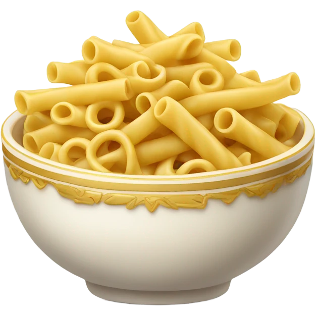 Bowl of Macaroni Golden Trophy  emoji