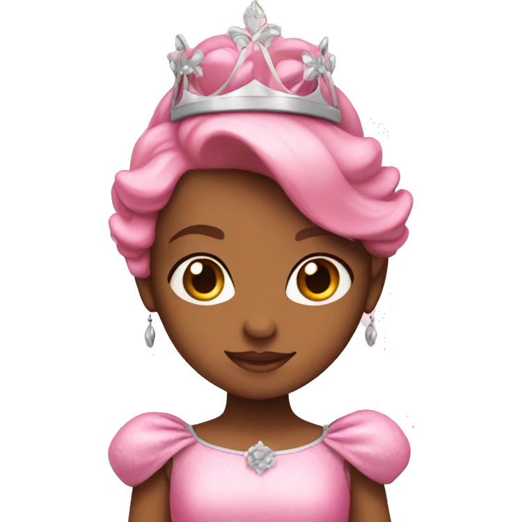 Pink princess emoji