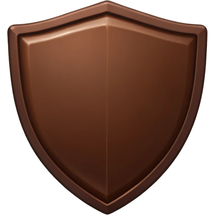 chocolate shield emoji