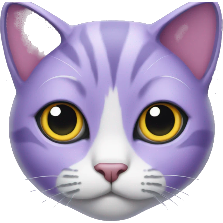 Purple cat  emoji