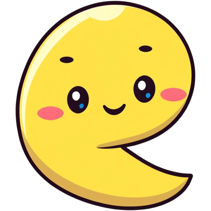 cute number 4 character winking emoji