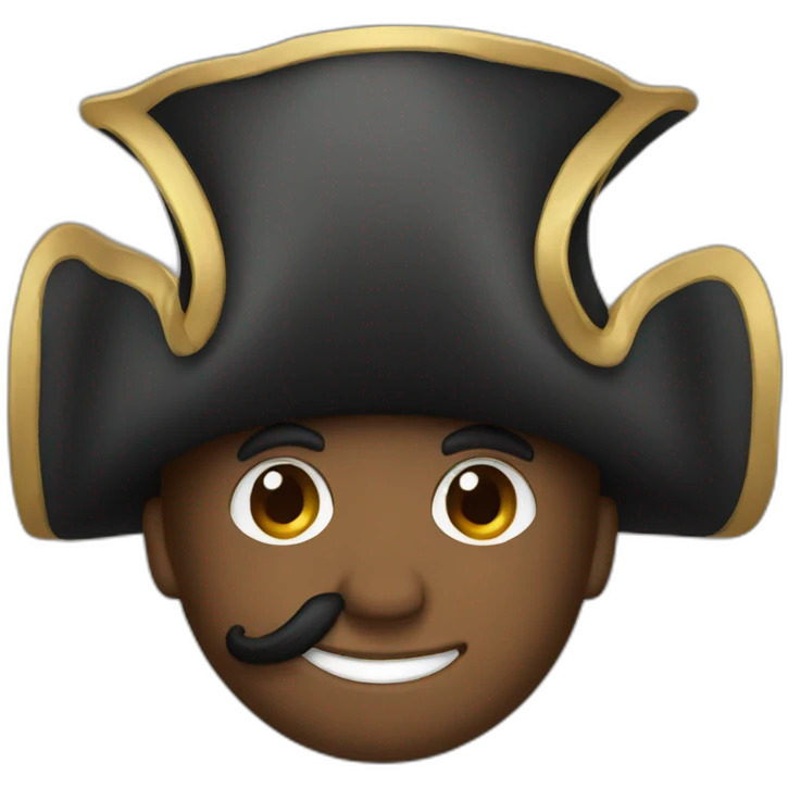 a pirate hat emoji