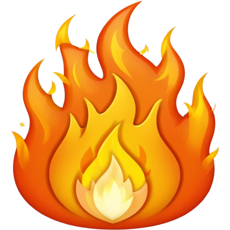 fire hot emoji