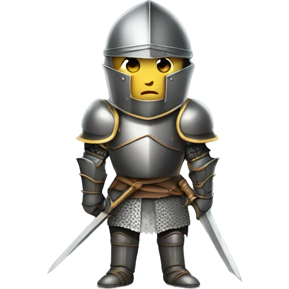 Armored knight  emoji