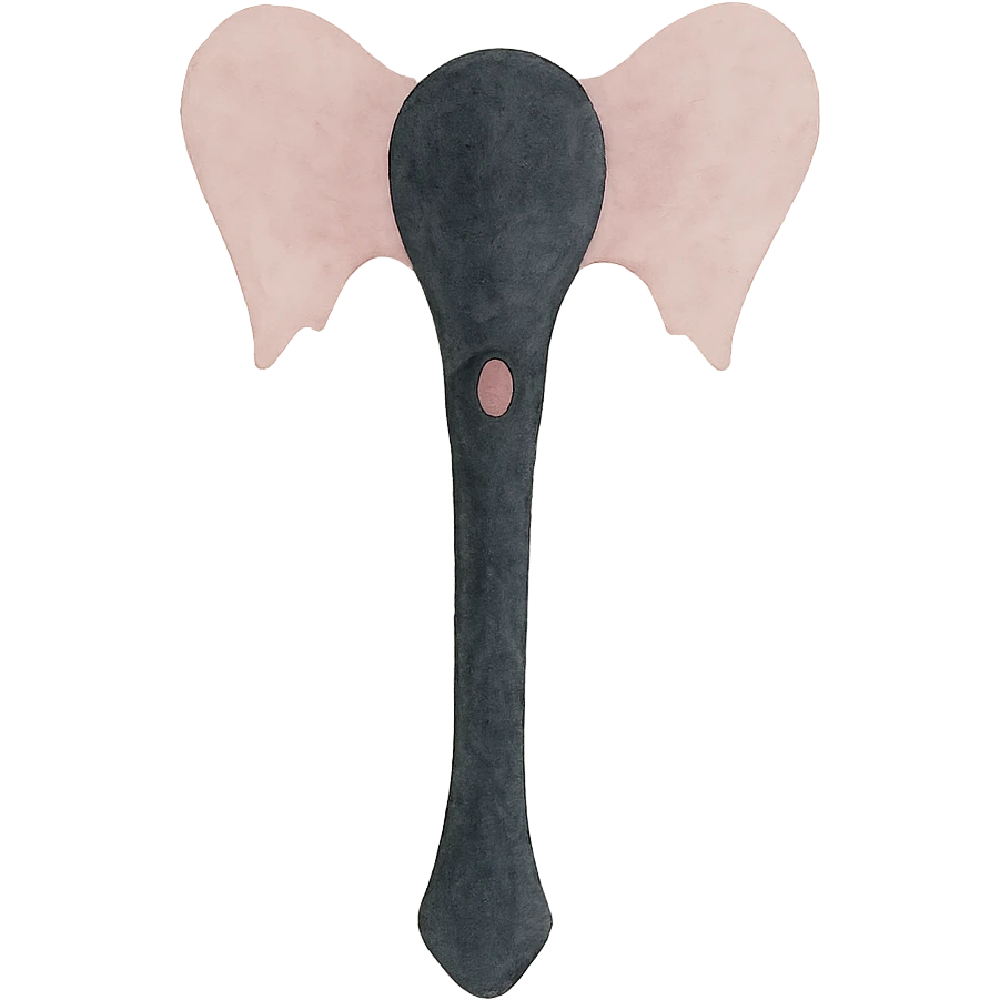 BLACKPINK-inspired gothic lightstick, no hearts, dreamy and elegant, black and pink, watercolor style emoji