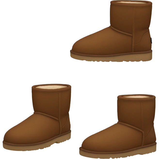 brown tasman ugg emoji