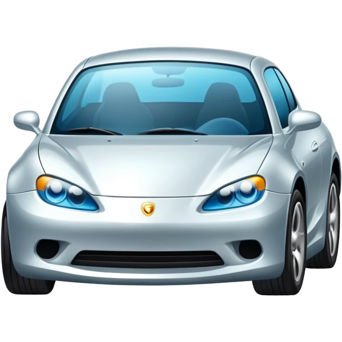 car with a shiny, protective layer emoji