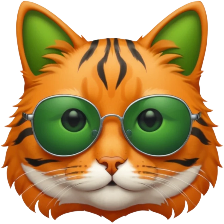 Cat wearing sunglasses emoji