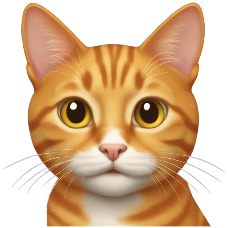 Orange tabby cat emoji