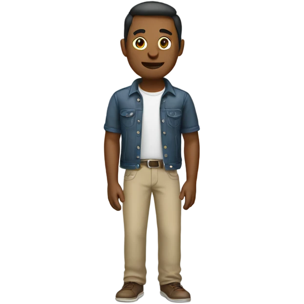 Guy wearing a skirt emoji
