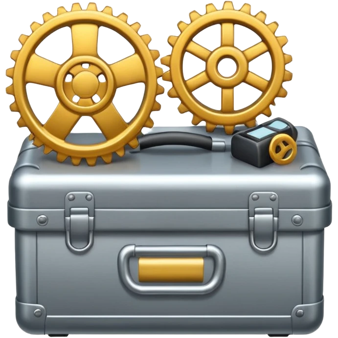  classic gear emoji modern professional design for business presentation emoji