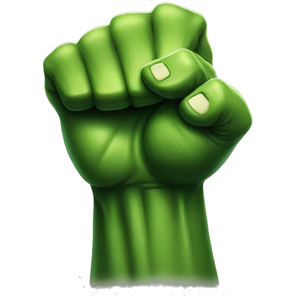 Hulk fist emoji