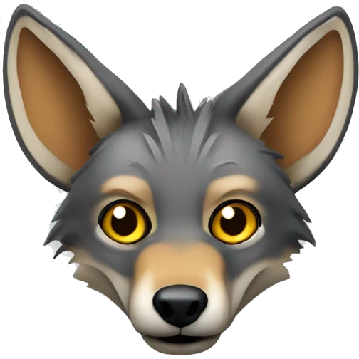 A drunk wild jackal  emoji