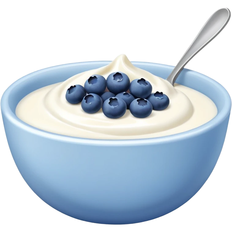 bowl of yogurt emoji