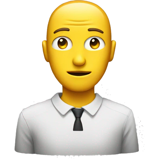 guy with a computer head emoji