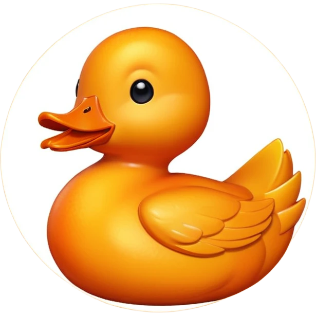 A animated mango duck emoji
