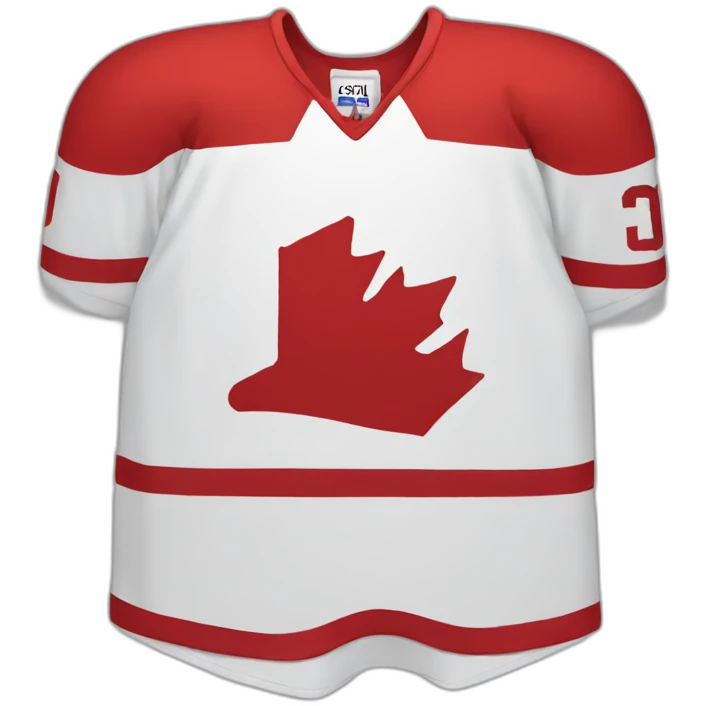 hockey jersey red color emoji