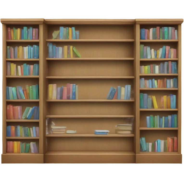 empty bookshelf emoji