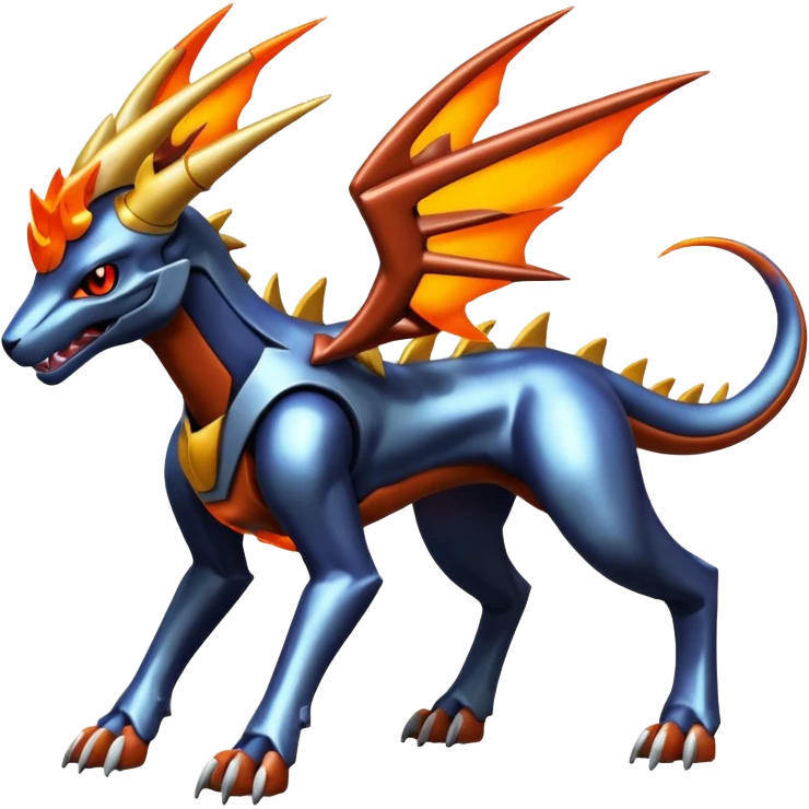 Houndoom-Dialga-Genesect-Pokémon-Fakémon-hybrid-creature emoji