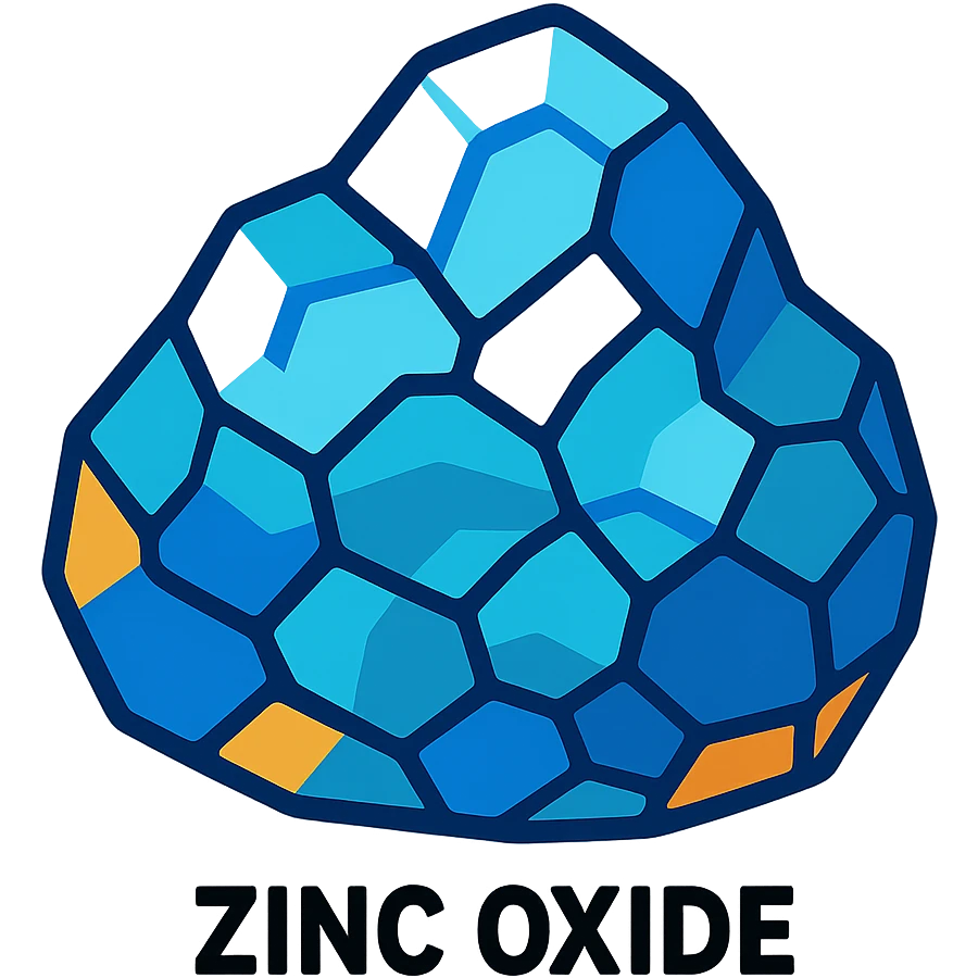 zinc oxide as a mineral rock emoji