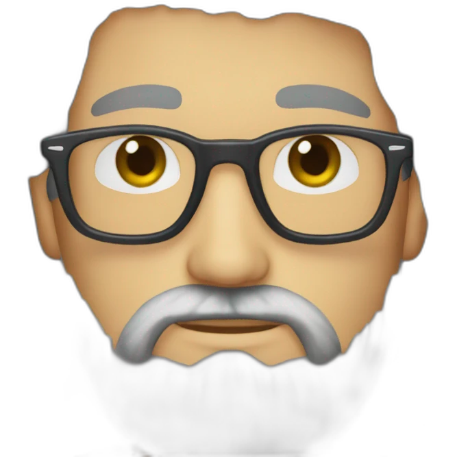 hoary-man-confident-persol-beard emoji