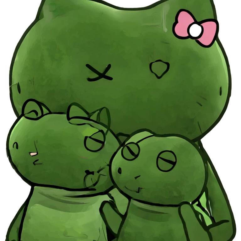 Hello kitty kissing dear Daniel emoji