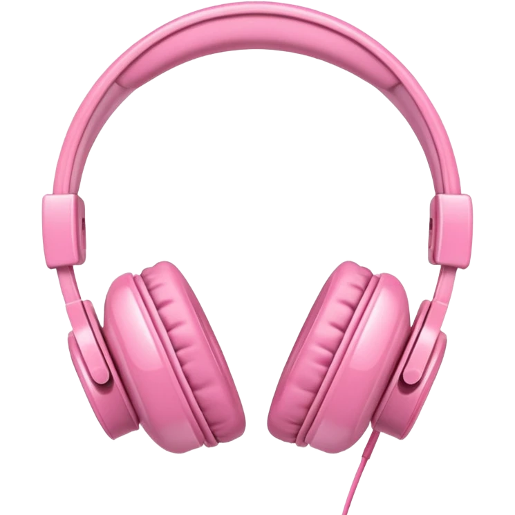 Наушники с бантиками розовыми emoji