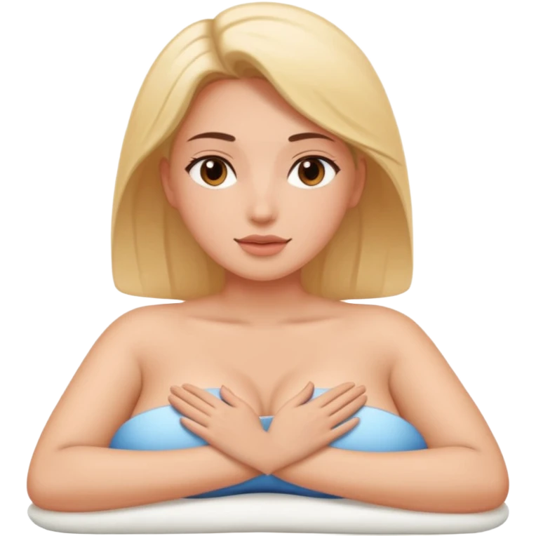 large breasts massage emoji