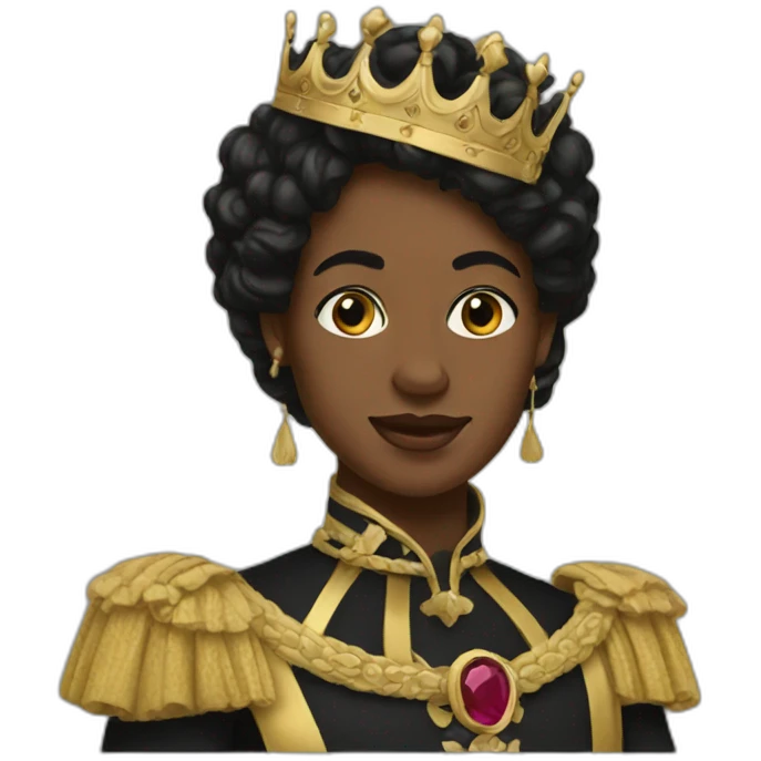 black royals emoji