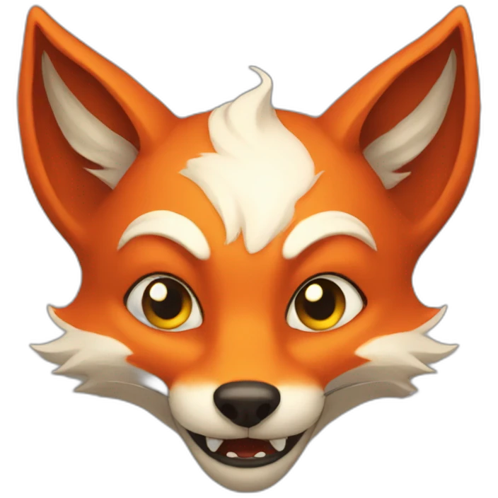 Demon fox emoji