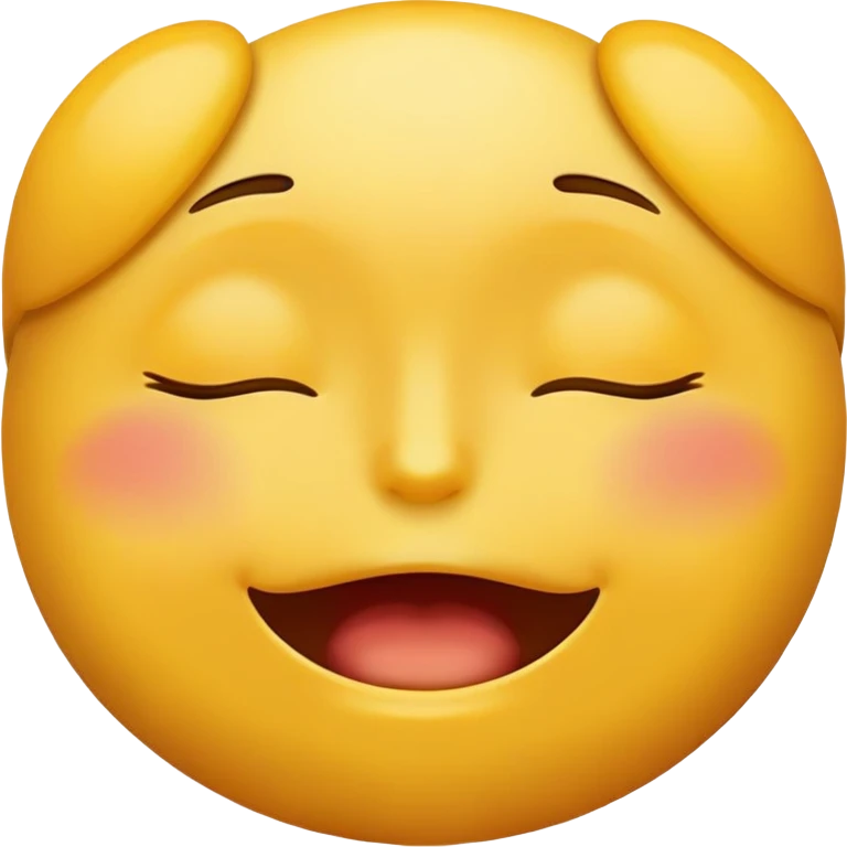 yellow emoji biting lip closed eyes emoji