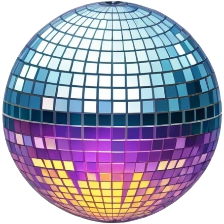 Disco ball with stars for 'Everybody' by Backstreet Boys emoji
