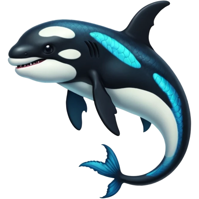Orca-dragon-reptile-reptilian-lizard-skink-gecko-hybrid emoji