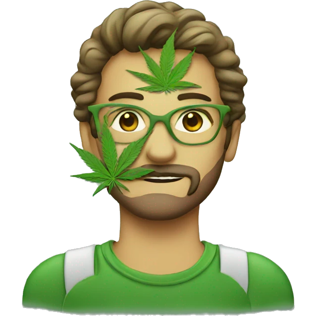 Cannabis lover emoji