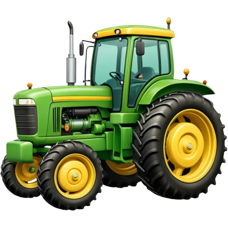 Pulverizador agricola y tractor emoji